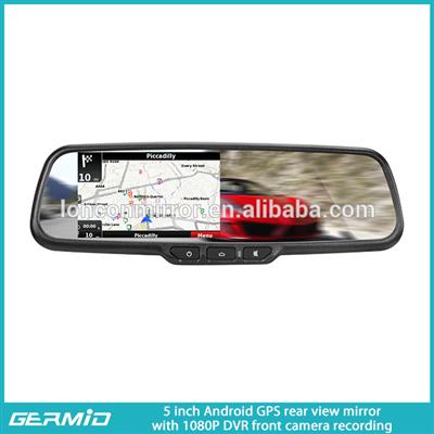 Android rear view mirror monitor with 5 inch LCD monitor and Genuine bracket