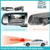 Car dvr auto dimming rear view mirror with parking sensors and gps radar detector