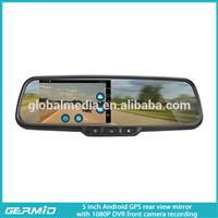 GPS & navigation Android Google store rear view mirror with WIFI Bluetooth DVR recorder