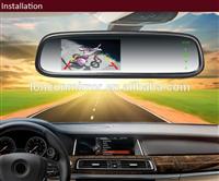 newest 4.3 inch LCD TFT digital rear view mirror monitor with night visit camera