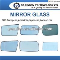 CAR DOOR MIRROR ASPHERICAL BLUE GLASS BASE W/ HEATED GA-082AGH R/L FOR BMW 5-SERIES E60 / E61, 6-SERIES E63 / E64 '03-'09