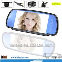 7 inch Replacement Bracket Touch Keys Rearview Mirror Car Monitor for bus