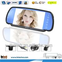 2013 shock price for 360 degree view angle Car mirror monitor for daf truck