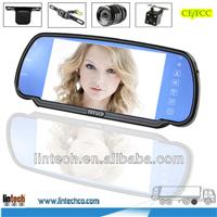 2013 shock price for 360 degree view angle Car mirror monitor for loader