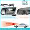 Universal car dvr 1080p recorder box gps tracker rear view mirror with wide view angle monitor