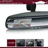 Taiwan 3.5 inch interior mirror monitor with auto dimming and car reversing aid