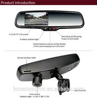 2014 Super HD car dvr rearview mirror 1080p