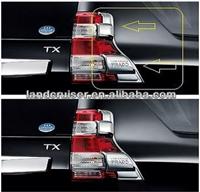 fj150 Prado genuine chrome garnish trim for 2014 land cruiser Prado tail lamp cover.