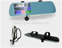 Hottest Android System 5.0inch GPS wifi dual camera car rear view mirror