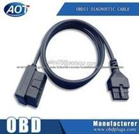 Custom 12V Right Angle J1962 Male To 2X8 Pin Housing Cable