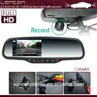 Full HD 1080P Ambarella A7 LA50 Car DVR Rearview Mirror with G-SENSOR