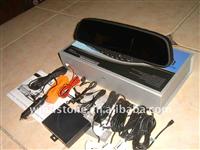 Bluetooth Car Rear View Mirror , Car Bluetooth Mirror with Wireless Parking Sensor BT-628C4