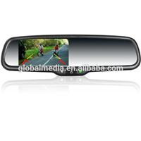 Anti-glare rearview mirror with auto brightness adjustment car rearview mirror monitor