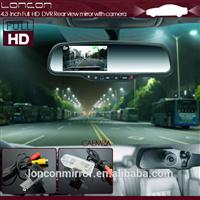 4.3inch 1080p dvr rear view mirror special for Renault Peugeot
