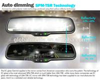 4.3 Inch TFT Car Rearview Mirror Dual Camera Front Rear DVR With Auto Dimming Safety Mirror