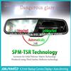 Auto dimming rearview mirror with adjustable guide line digital interior car mirror oem bracket for any cars