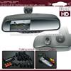 Interior car dvr rearview mirror with radar detector &amp; 170 degree front camera system