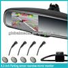 4.3&quot; lcd bluetooth rearview mirror monitor+reverse camera+parking sensor