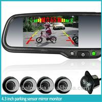 reverse parking sensor rear view mirror germid with back camera display monitor