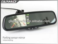 4.3 inch special rearview mirror monitor with parking sensor and camera