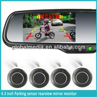 OEM rearview mirror -4.3" rearview mirror monitor with autodimming,compass,parking sensor