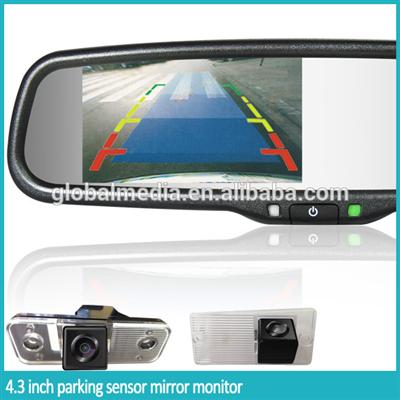 4.3 inch AK-043LA germid auto-dimming rearview mirror monitor, with ,reverse camera display