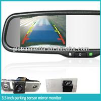 car camera-3.5inch car rearview mirror with auto-dimming,parking sensor