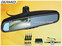 4.3inch car rearview mirror with autodimming,parking sensor