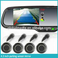 parking sensor mirror, reverse display,auto-dimming