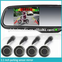 3.5 inch auto dimming rearview mirror radar detector rearview camera mirror