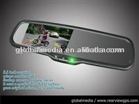 4.3"digital car rearview mirror monitor with blutooth and touching screen button controlBK-043RA