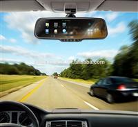 5inch Android touch screen rearview camera mirror gps&navigation bluetooth wireless with google map garmin, 3G wifi