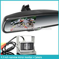 Newest car interior mirror monitor with car butterfly camera for any car