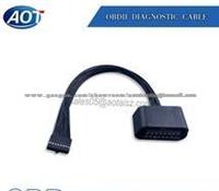Custom J1962 OBD2 Female Connector To Housing Cable