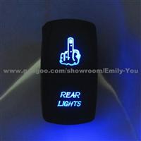 Toggle Light Switch On-Off REAR Rocker Switch T85