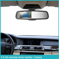 4.3" high resolution car digital rearview mirror for parking