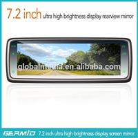 OEM style car rear view mirror monitor with dvr recorder and google map link