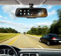 5" 1080P Android 4.2 Rearview Mirror GPS Navigation WIFI CAR DVR+Backup Camera