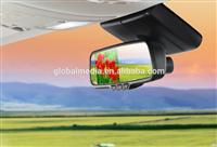 5 inch car rear view mirror monitor with WIFI google map link and DVR recorder