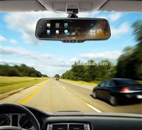 5 inch mirror monitor with car backup camera and WIFI google map link