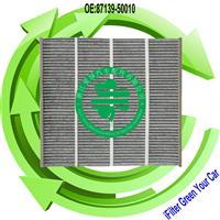 Air Filter 87139-50010 With Activated Carbon High Performance