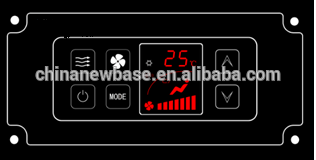 Electrical bus air condition controller cabinet climate control