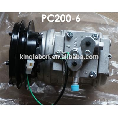 PC200-6 10PA15C 447200-888 20Y-979-3111 AC Compressor For Engineering Truck Excavator
