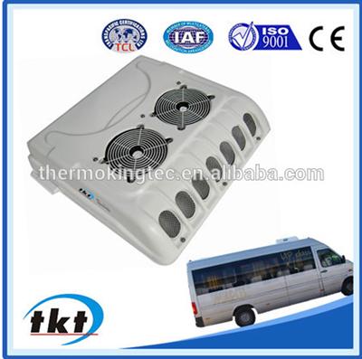 Vehicle engine driven of 12 volt minivan air conditioner