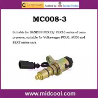 Auto AC Compressor Electric Control Valve SANDEN PEX13/ PEX16 Control Valve For Volkswagen POLO And SEAT