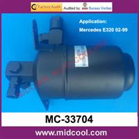 Aluminium Receiver Drier For Mercedes E320 2001