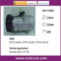 Hyundai Atos 1.0i 12V Auto AC Compressor