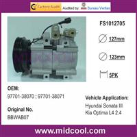 Hyundai Sonata III Kia Optima L4 2.4 Car AC COMPRESSOR