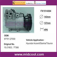 Car A/C COMPRESSOR for Hyundai Accent/Elantra/Tiburon