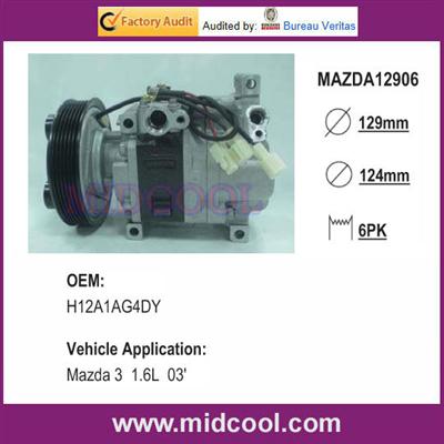 Vehicle AC Compressor For Mazda 3 1.6L 03' AC Compressor